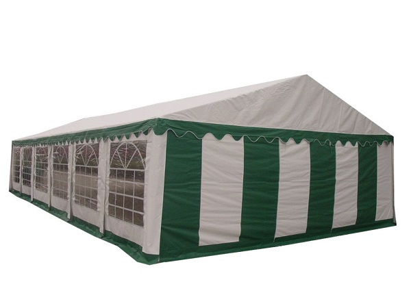 Párty stan 5x12m zeleno-bílý<br />STANDARD